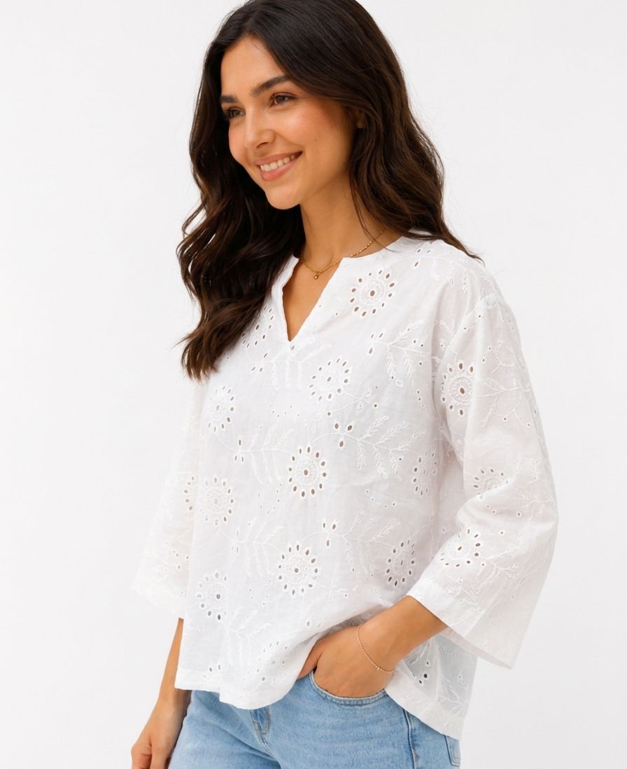 Embroidery blouse